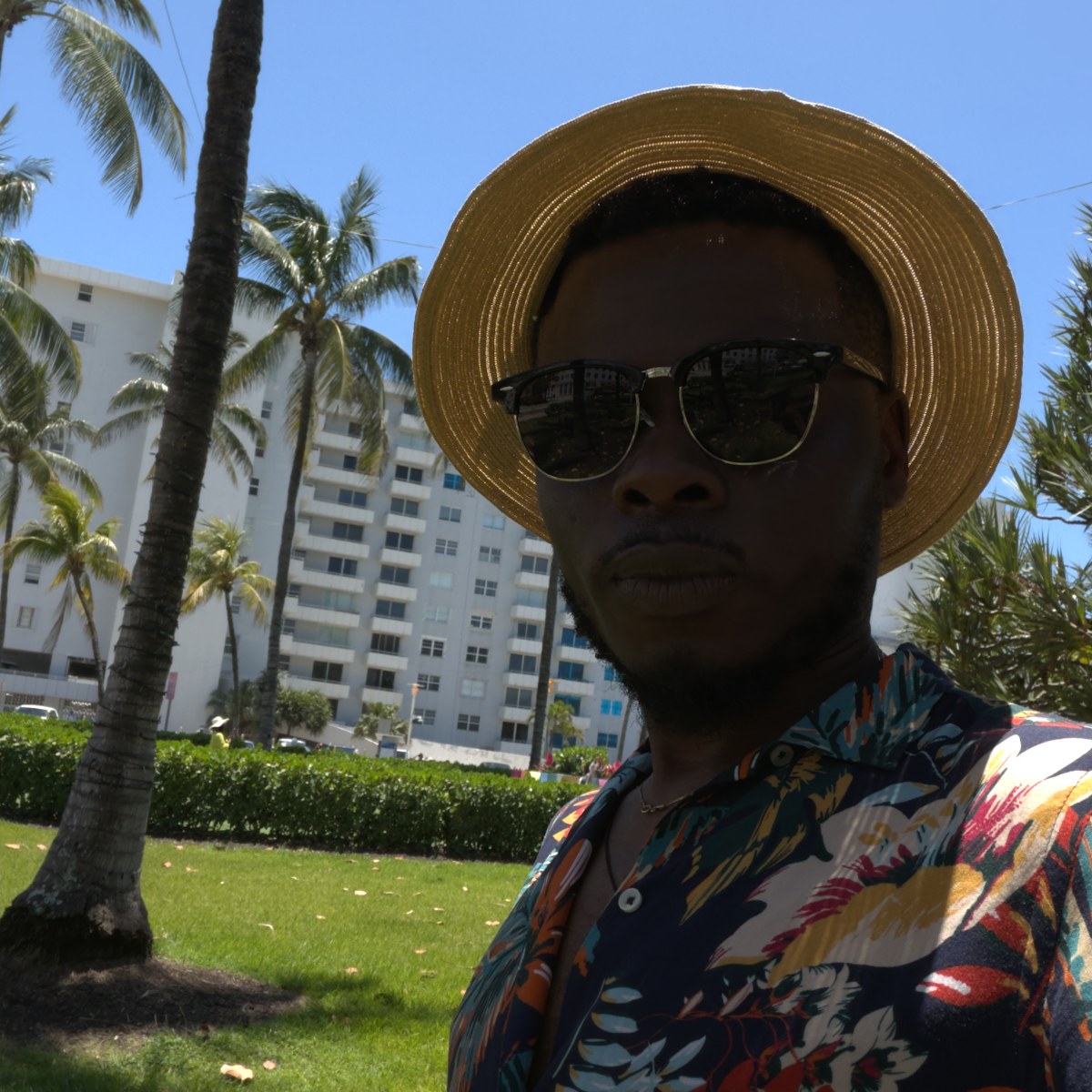 Portrait of Bertrand Mbanwi